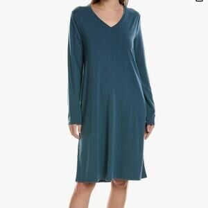NWT Eileen Fisher V-Neck T-Shirt Jersey Knit Dress